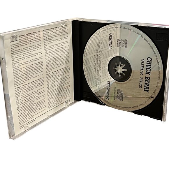 Chuck Berry "Super Hits" CD Album RARE Import West Germany Evergreen - Picture 4 of 4